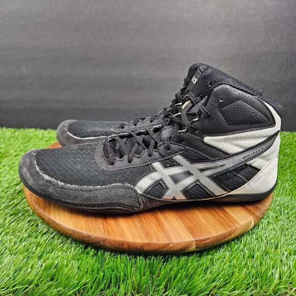Asics Matflex 6 Shoes Mens 12 Black Wrestling Training Sneakers Mid 1081A021